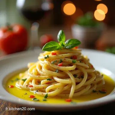 Aglio e Olio Express Mes Recettes Express 5 Dners en 15mn Fiche recette