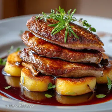 Aiguillettes de Canard Sauce C&egrave;pes Ros&eacute;es &Eacute;cras&eacute; Patate Douce Fiche recette