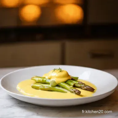 Asperges Blanches Temps de Cuisson Parfait Hollandaise Onctueuse Fiche recette