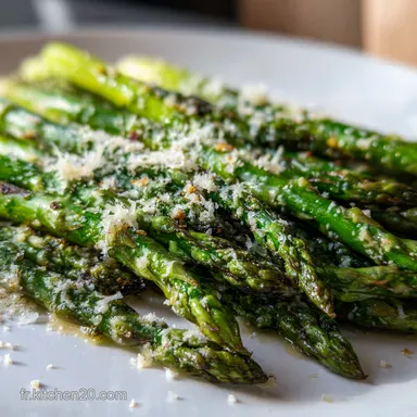 Asperge Verte R&ocirc;tie Parfaite La Vinaigrette aux Noix Secr&egrave;te du Chef Fiche recette