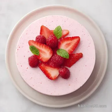 Bavarois Fraise Thermomix Rapide pour 6 Fiche recette