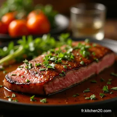 Recettes de viande &agrave; la plancha Bavette parfaite aux Herbes de Provence Fiche recette