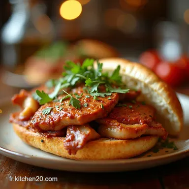 Bifanas Porc Marin Ma Recette Portugaise Facile et Savoureuse Fiche recette