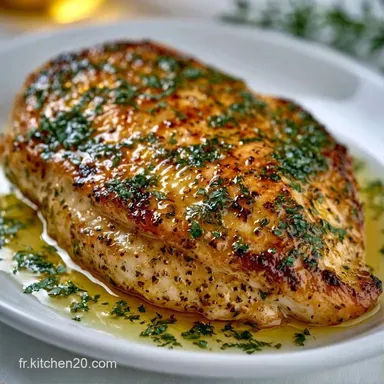 Blanc de Poulet Tendre pour 4 Personnes Fiche recette