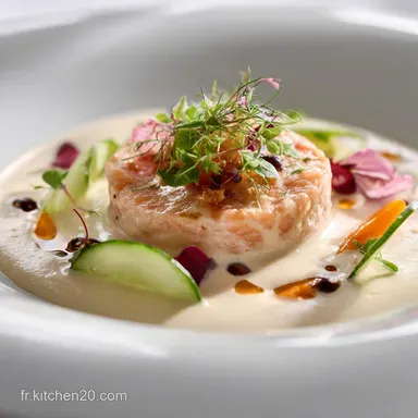 Blanquette de Saumon Cr&eacute;meuse : Recette Facile et Raffin&eacute;e Fiche recette