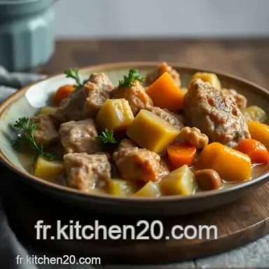 Blanquette de Veau à l'Ancienne : Un Ragoût Savoureux et Réconfortant Fiche recette