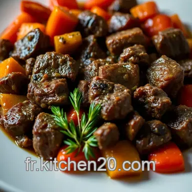 Recette de boeuf Angus &agrave; la Proven&ccedil;ale : Un Plat Savoureux et R&eacute;confortant Fiche recette