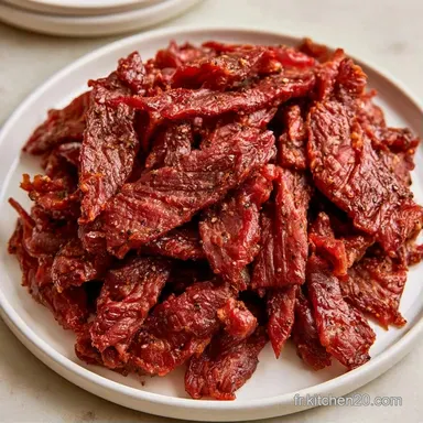 Boeuf jerky maison au sirop d'&eacute;rable Fiche recette