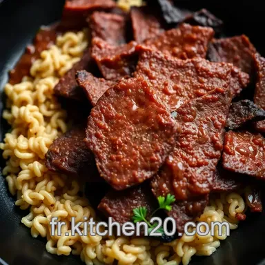 Maison: L&rsquo;Art du Jerky de B&oelig;uf - Recette Facile et Savoureuse Fiche recette