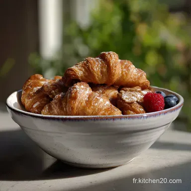 Bol de C&eacute;r&eacute;ales Mini Croissants Vegan &agrave; la Cannelle Fiche recette