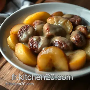 Boudin aux pommes caram&eacute;lis&eacute;es : mon incontournable recette rustique et facile Fiche recette
