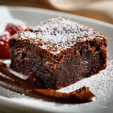 Brownie &agrave; la pur&eacute;e de cacahu&egrave;te IG bas Fudgy sain et sans pic de sucre Fiche recette