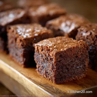 Brownies sans cuisson Fudges Express Le péché mignon en 15 minutes Fiche recette
