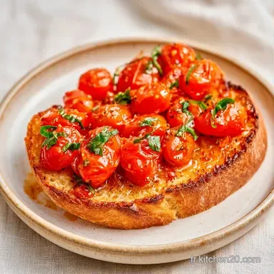 Bruschetta Air Fryer en 15 Minutes Fiche recette