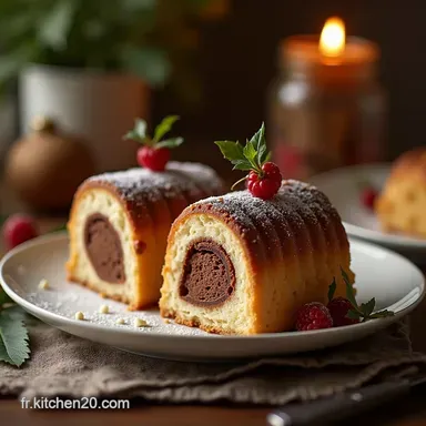 La B&ucirc;che de No&euml;l Traditionnelle Recette Facile au Chocolat Intense Fiche recette