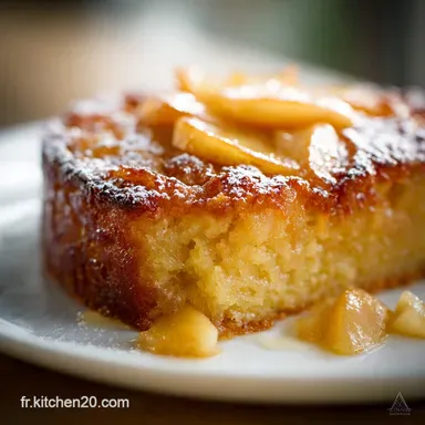 Cake &agrave; la Compote de Pommes : Moelleux, L&eacute;ger et Sans Beurre Fiche recette