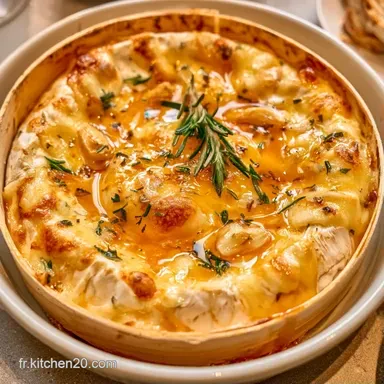 Camembert R&ocirc;ti Au Airfryer au Miel Fiche recette