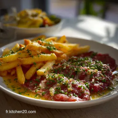 Carpaccio de Boeuf et Frites : Le Duo Bistrot Parfait Fiche recette