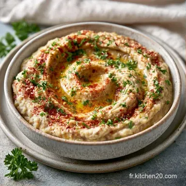 Caviar Aubergine Thermomix au Tahini Fiche recette