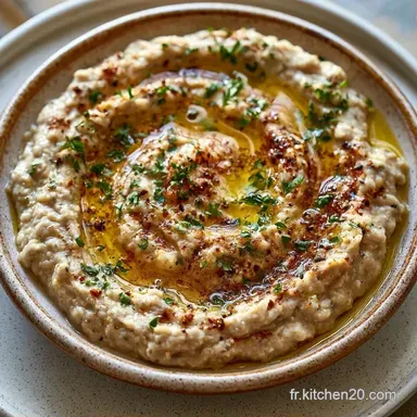 Caviar D'aubergine R&ocirc;ti au Four Fiche recette
