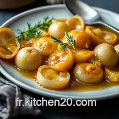Confit d'Oignons Facile: Le Secret de Ma Grand-M&egrave;re! Fiche recette