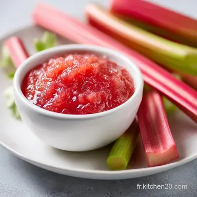 Confiture de Rhubarbe Recette Facile en 40 min Fiche recette
