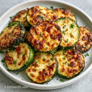 Courgettes R&ocirc;ties Au Parmesan Pour 4 Fiche recette