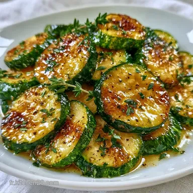 Courgettes Saut&eacute;es Au Thym en 22 Minutes Fiche recette