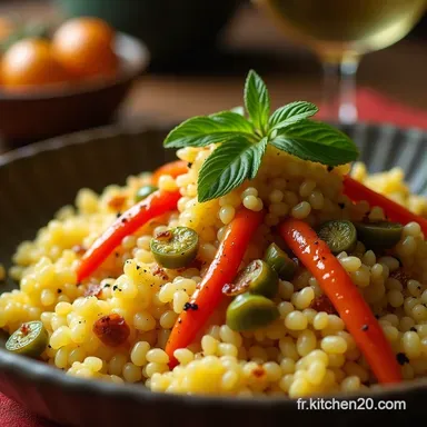 Le Couscous Royal Traditionnel Vapeur et L&eacute;gumes au Rendezvous Fiche recette