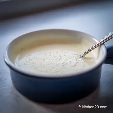 Cr&egrave;me Anglaise sans sucre : La Recette Classique Z&eacute;ro Sucre Fiche recette