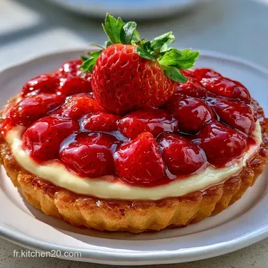 Cr&egrave;me P&acirc;tissi&egrave;re Fraises pour 8 Personnes Fiche recette