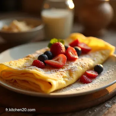 Cr&ecirc;pes Faciles Go&ucirc;t de Paris en un Clin d&OElig;il Fiche recette