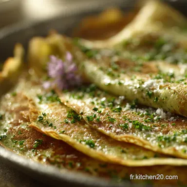 Cr&ecirc;pes &agrave; la Farine de Pois Chiche : Recette Sans Gluten et Vegan Fiche recette
