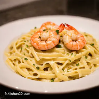 Crevettes Alfredo Facile Ma Recette Rapide et Gourmande Fiche recette