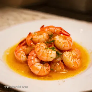 Crevettes Miel Ail Un Rgal Facile et D&eacute;licieux Fiche recette