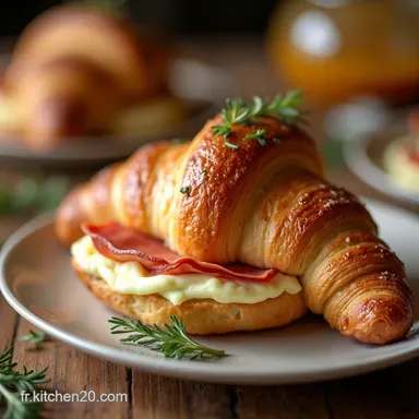Croissant Jambon Fromage Une Recette Facile et Gourmande Fiche recette