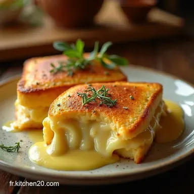 Le Meilleur Croque Monsieur au Four Gratin&eacute; &agrave; la B&eacute;chamel Fiche recette