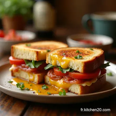 Recette Croque Monsieur B&eacute;chamel Maison et Gruy&egrave;re Fondu Fiche recette