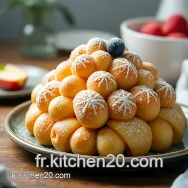 Croquembouche: Tour de Choux, Mon Dessert de F&ecirc;te! Fiche recette