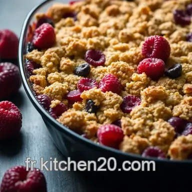 Crumble aux Baies Facile: Mon Secret Crousti-Fondant! Fiche recette
