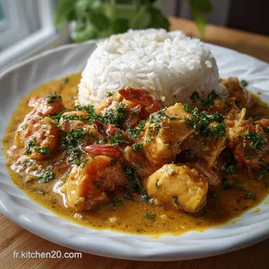 Curry de Poisson et Crevettes Rapide: Saveurs Tha&iuml; Fiche recette