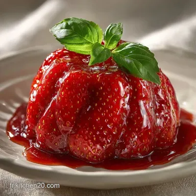Dessert Fraise Gastronomique Chic pour 6 Fiche recette
