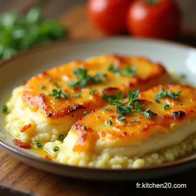 Dos de Cabillaud la Cr&egrave;me Gratin&eacute; au Parmesan un d&eacute;lice facile Fiche recette