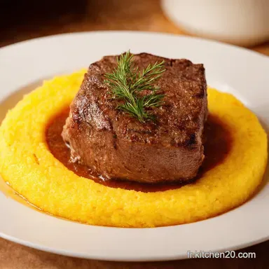 Effiloch&eacute; de B&oelig;uf Polenta Un Festin Cr&eacute;meux &agrave; la Fran&ccedil;aise Fiche recette