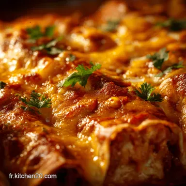 Enchiladas au B&oelig;uf Hach&eacute; Le Secret du Gratin TexMex Facile et Ultra Fondant Fiche recette