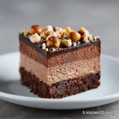 Entremets 3 Chocolats pour 12 Personnes Fiche recette