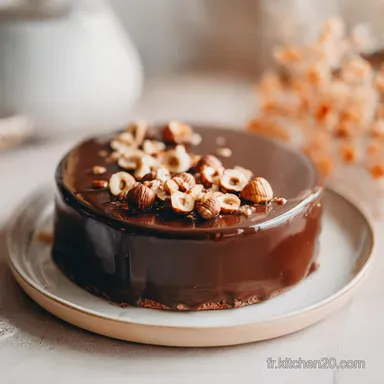 Entremets Chocolat Lait Noisettes Vanille Fiche recette