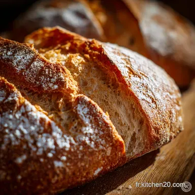 Faluche du Nord : Recette authentique du pain des Chtis, rustique et moelleux Fiche recette