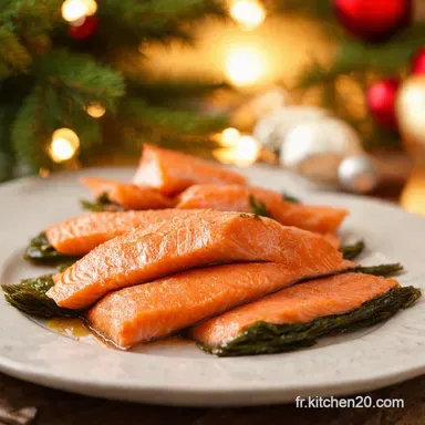 Feuillets de No&euml;l Dlices Feuillet&eacute;s Saumon Epinards la Recette Facile Fiche recette