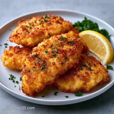Filet de Poisson Pan&eacute; Croustillant Fiche recette